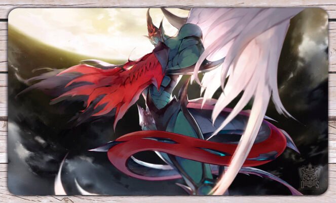 Playmat Yu Gi Oh Elemental Hero Flame Wingman Dos Reis Playmats